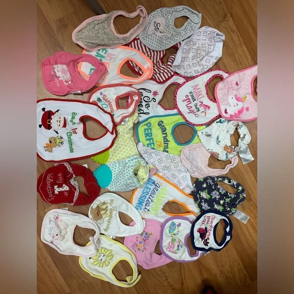 26 pre loved bibs